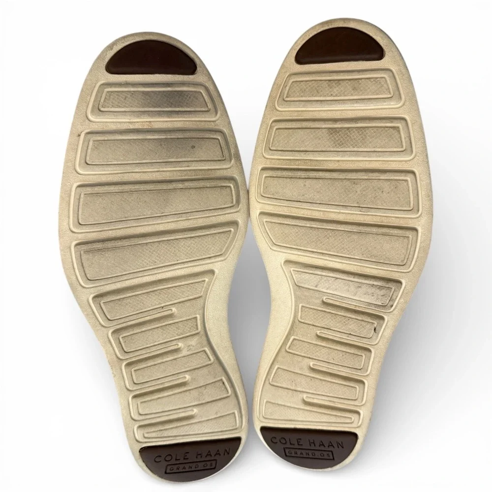 Cole‎ Haan Grand.ØS Brown Leather Penny Loafers Men's 7.5 M